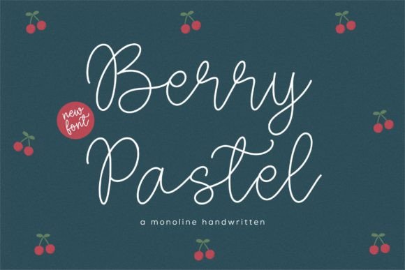 Berry Pastel: A Modern Web Font for Elegant Digital Design