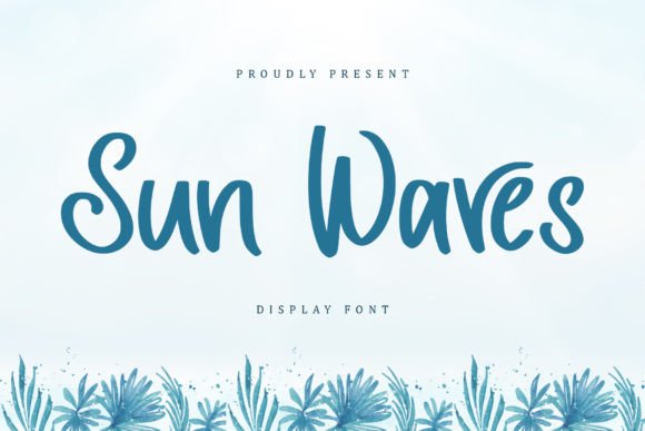 Bringing Sunshine into Design with the Sun Waves Typeface