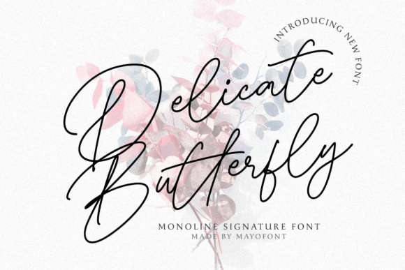 Delicate Butterfly: The Font for Elegant Marketing Communication