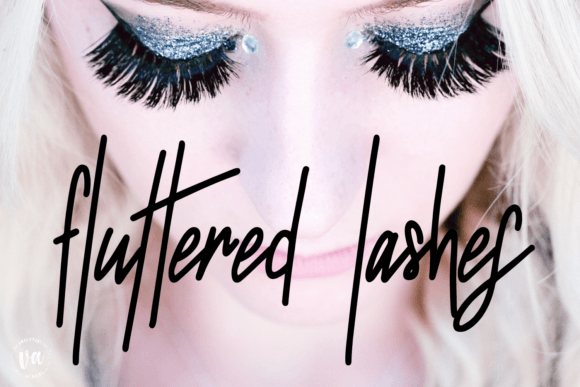 Fluttered Lashes Font: An Editorial Designer's Discovery