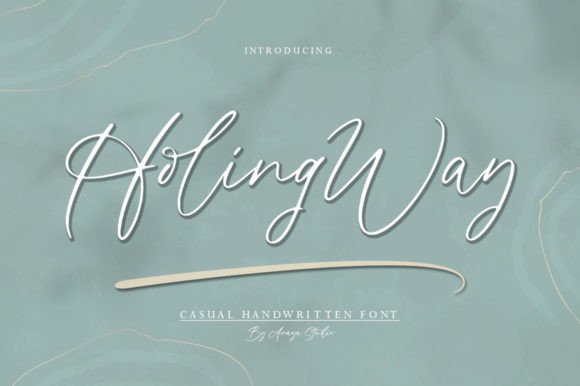 Holingway: A Modern Chic Font for Crafts and Commerce