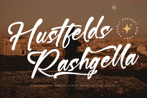 Hustfelds Rashgella: A Calligraphy Script Font for Modern Digital Brands