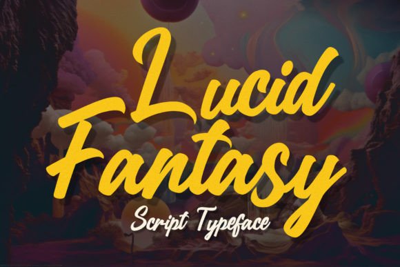 Lucid Fantasy: A Script Font for Scroll-Stopping Visuals