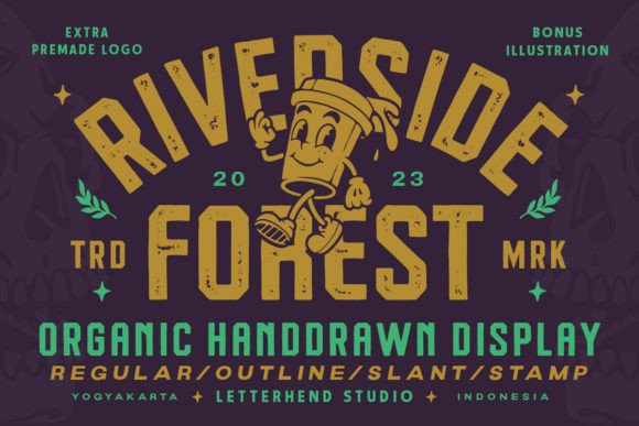 Riverside Forest: A Font for Editorial Mood and Visual Harmony