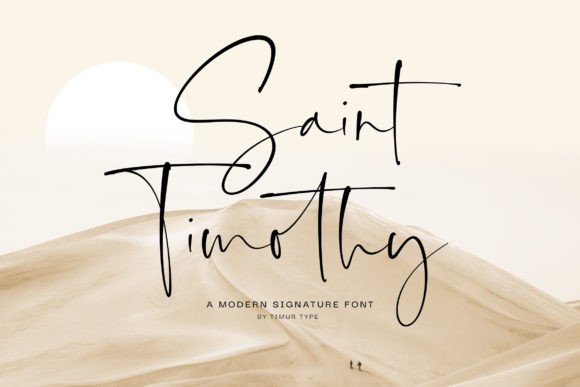 Saint Timothy: A Script Font for Stories That Feel Calm and Human
