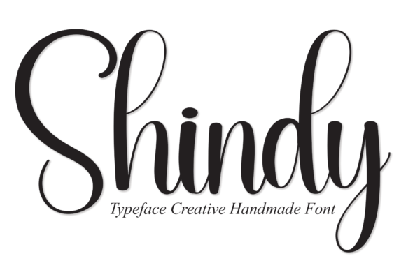 Shindy: The Sweet Handwritten Font for Crafters and Creators