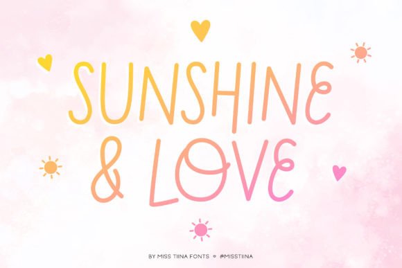 Sunshine and Love: A Typeface That Puts Your Brand in a Friendly Spotlight