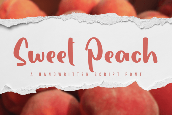 Sweet Peach: A Font for Calm and Joyful Editorial Design
