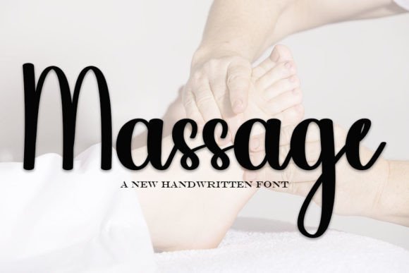 The Massage Font: A Designer's Digital Touch