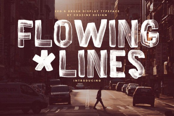 Using Flowing Lines Font for Cohesive and Elegant Branding